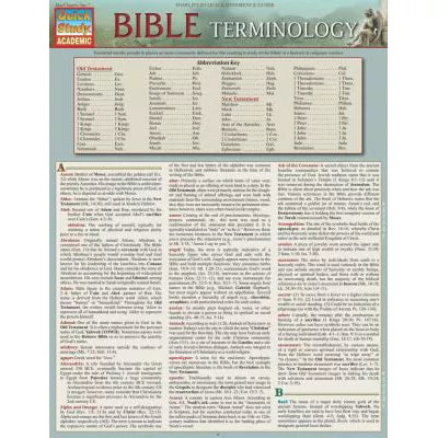 BIBLE TERMINOLOGY - New (SKU: 14989613)