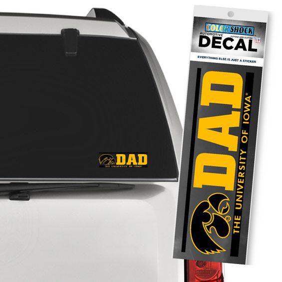 University of Iowa Hawkeyes Dad Decal
