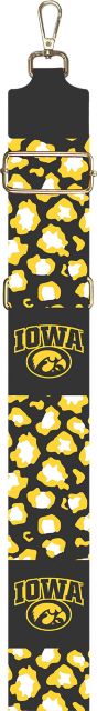 University of Iowa Leopard Bag Strap