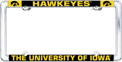 University of Iowa Hawkeyes Thin Dome License Plate Frame