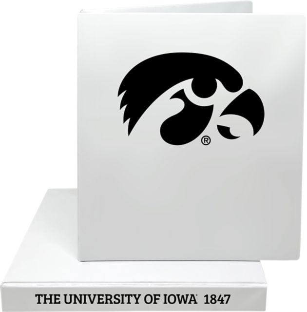 University of Iowa 1'' Vinyl Binder