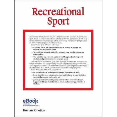 Recreational Sport: Program Design, Delivery &amp; Management