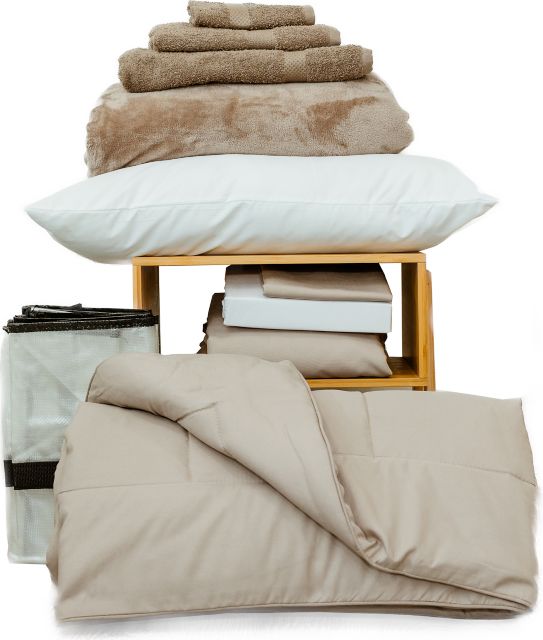 ESSNTL BEDDING BUNDLE-TAUPE